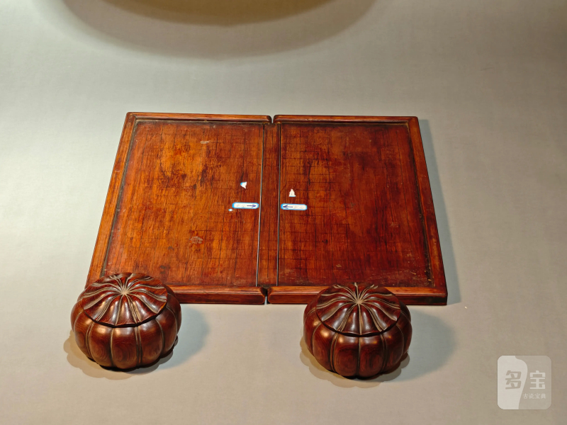 清 黄花梨棋盘、棋罐 - 图6